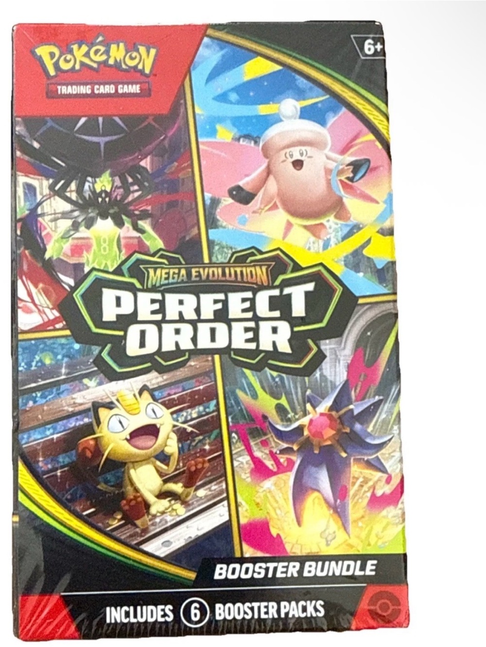 Mega Evolution Perfect Order Booster Bundle - Black/Multicolor